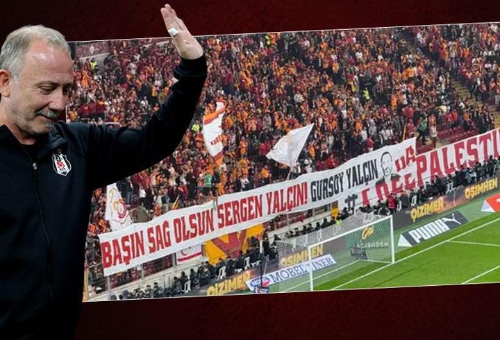 Galatasaray taraftarından Sergen Yalçın'a anlamlı jest
