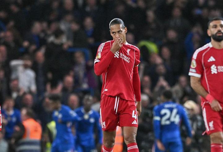 Liverpool'a bir şok da Chelsea'den! 3 maç üst üste mağlubiyet...