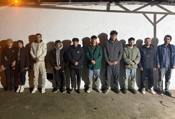 Edirne’de 17 kaçak göçmen yakalandı