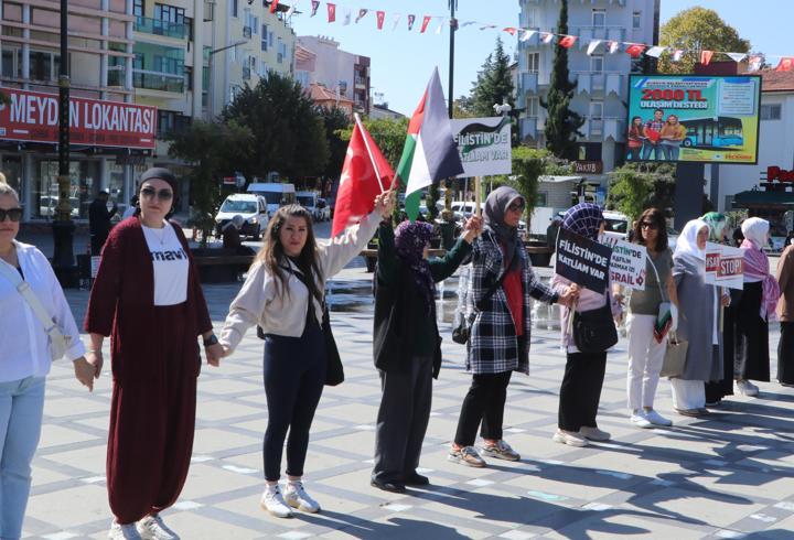 Burdur'da sessiz çığlık eylemi