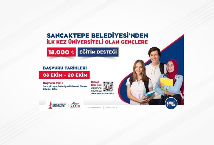 Sancaktepe’de üniversite öğrencilerine eğitim desteği
