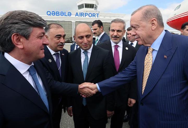 Cumhurbaşkanı Recep Tayyip Erdoğan, Azerbaycan'da