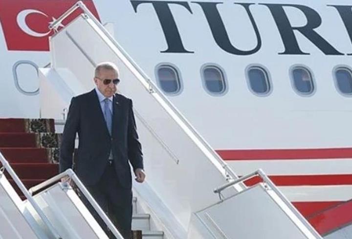 Cumhurbaşkanı Erdoğan, yurda döndü