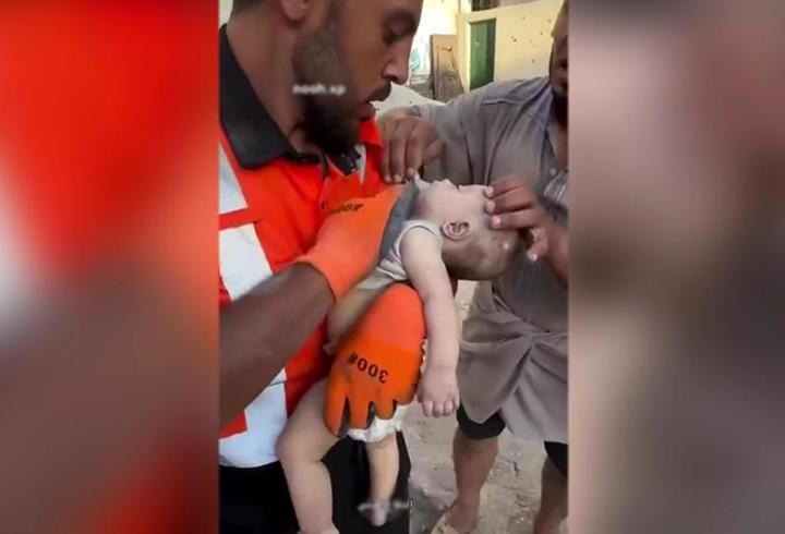 Gazzeli bebek için zamanla yarış
