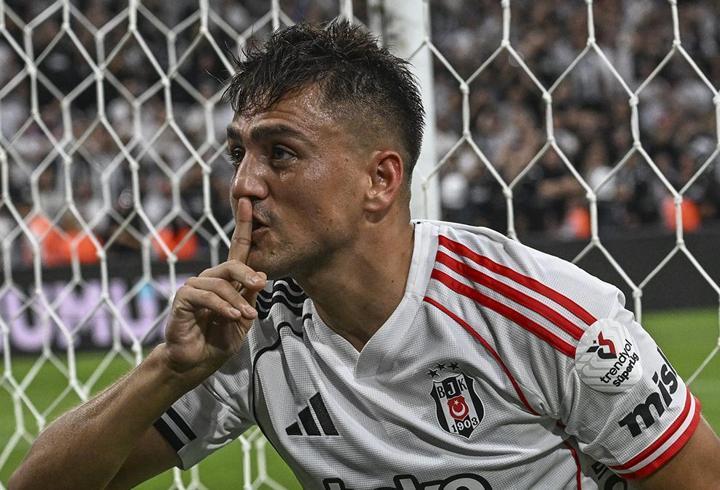 Beşiktaş'ta bu sezon ligde gol atan tek yerli Cengiz Ünder