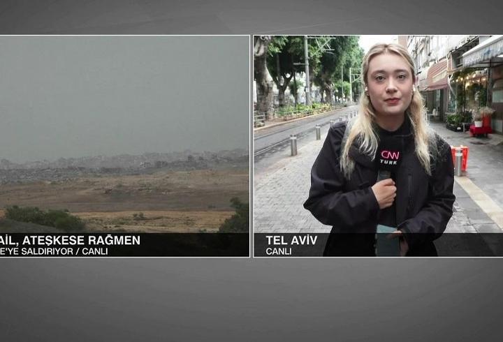 CNN TÜRK ateşkes sonrası Tel Aviv'de