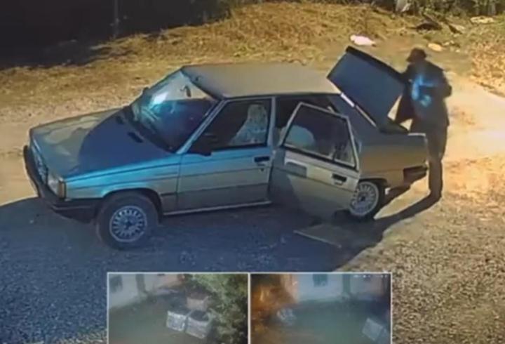 Polatlı’da inşaattan kablo hırsızlığı kameraya yansıdı