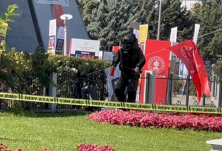 Malatya'da, fünye ile patlatılan valiz boş çıktı