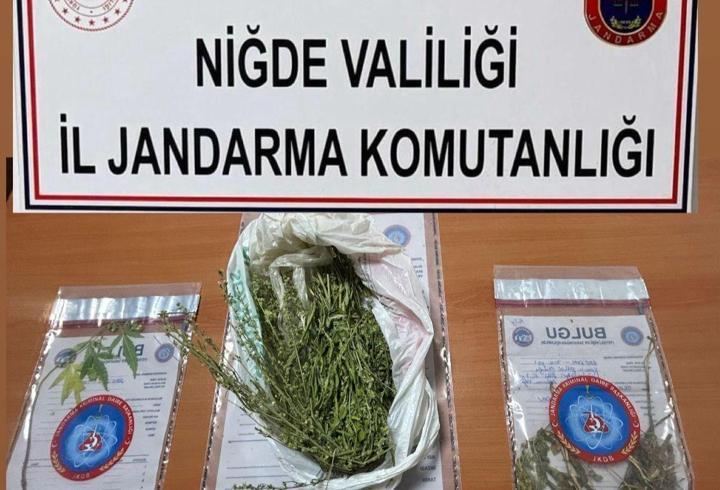Niğde'de uyuşturucu operasyonu 3 gözaltı