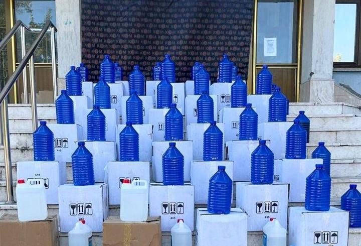 Denizli'de 642 litre etil alkol ele geçirildi