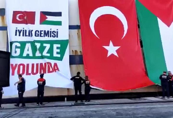 İyilik Gemisi bugün Gazze’ye yola çıkıyor