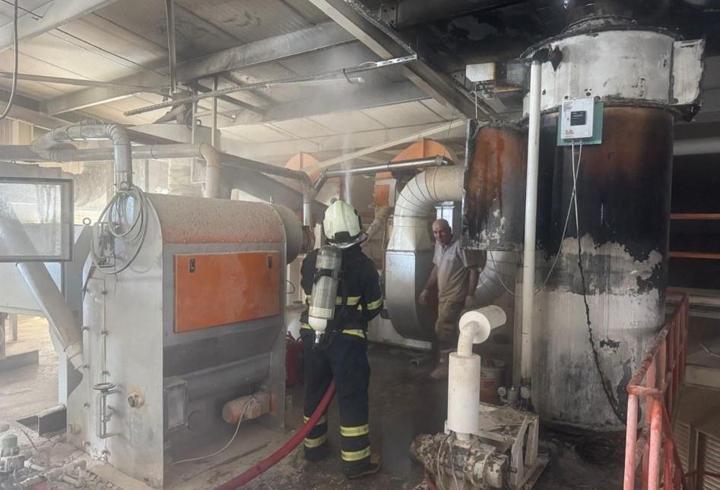 Mardin’de un fabrikasında yangın 