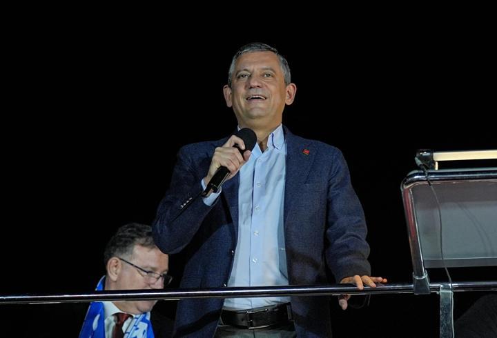 CHP Genel Başkanı Özel, partisinin Sarıyer mitinginde konuştu: