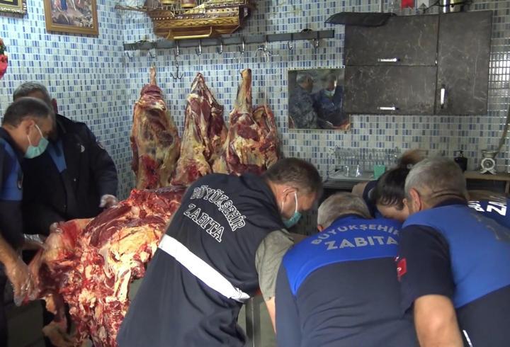 Şanlıurfa’da 1 ton bozuk et ele geçirildi