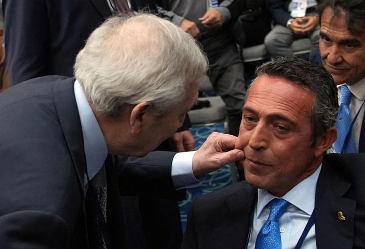 Aziz Yıldırım ile Ali Koç arasındaki diyalog dikkat çekti