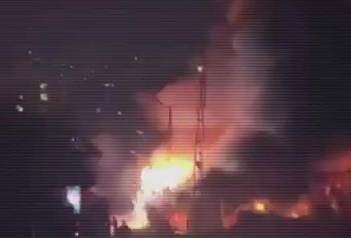 İstanbul - Küçükçekmece'de halı yıkama atölyesinde yangın