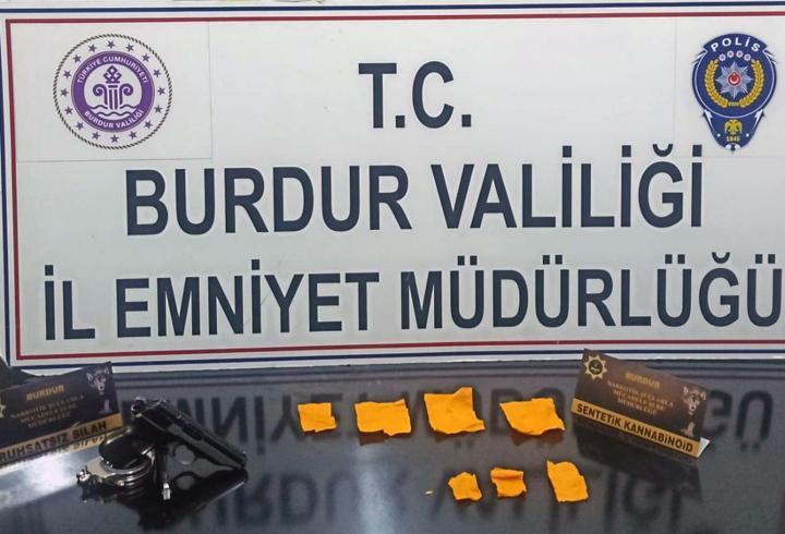 Burdur'da uyuşturucu operasyonu