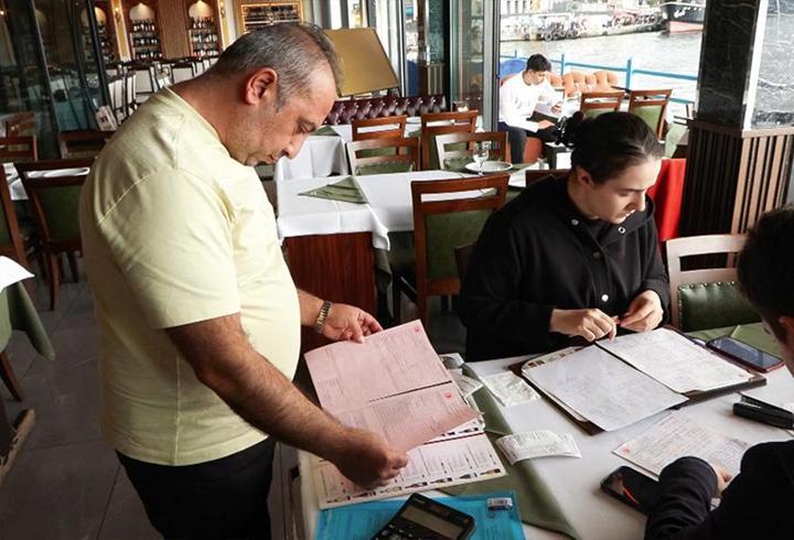 4 turistin 59 bin lira hesap ödediği restoranda denetim