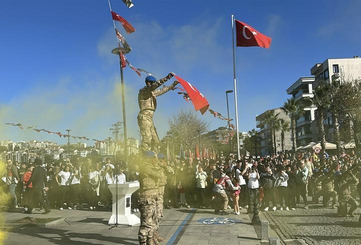 Çanakkale'de 29 Ekim kutlaması