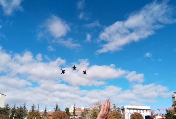 F-16'lar Çorum semalarında nefes kesti