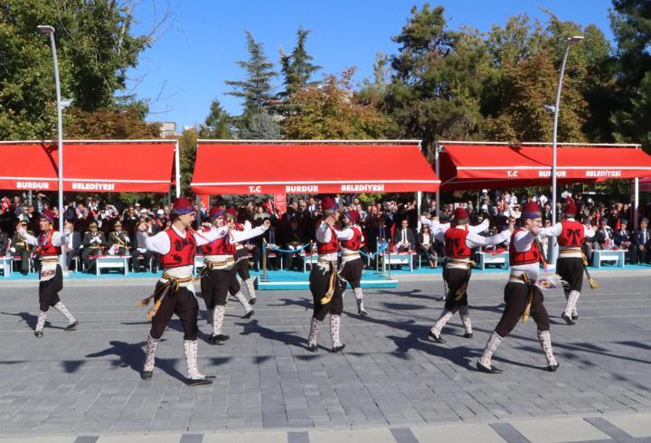 Burdur'da 29 Ekim kutlaması