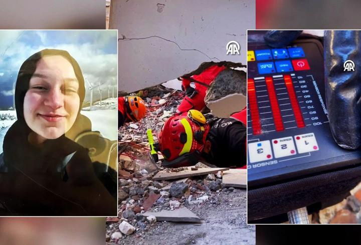 Enkazda ilk temas kamerada: Ekipler Dilara'yı böyle buldu