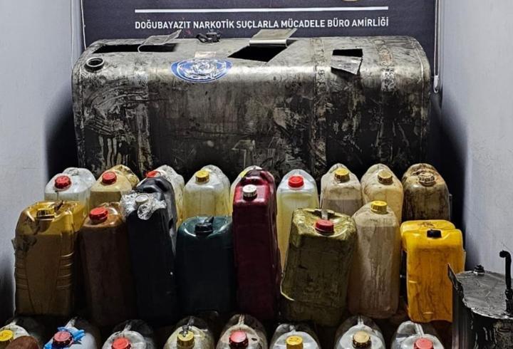 Ağrı'da 761 kilogram uyuşturucu ele geçirildi