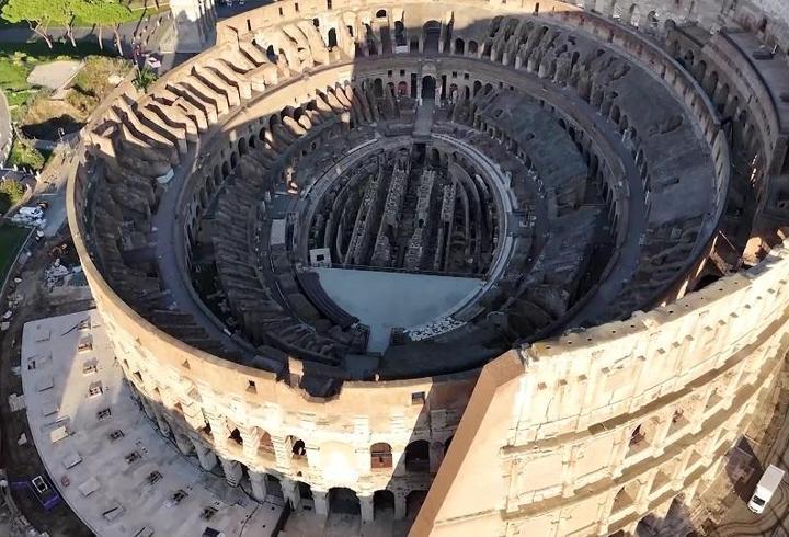 İmparatorların yolunda halk yürüyecek! Roma'daki Kolezyum altındaki tünel restore ediliyor