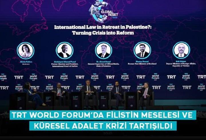 TRT World Forum’da Filistin Meselesi ve Küresel Adalet Krizi Tartışıldı