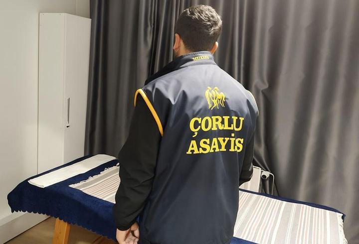 Çorlu'da masaj salonları denetlendi