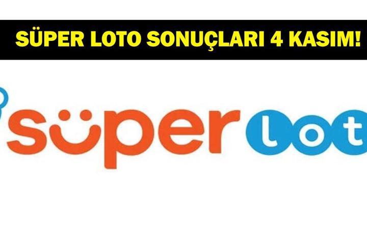SÜPER LOTO SONUÇLARI 4 KASIM! Süper Loto sonuçları sorgulama ekranı linki