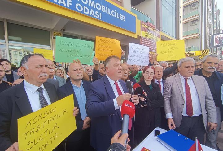 Taksicilerden ‘korsan’ taşımacılığa tepki