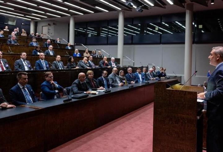 Dışişleri Bakanı Hakan Fidan, Finlandiya Parlamentosunda hitap etti