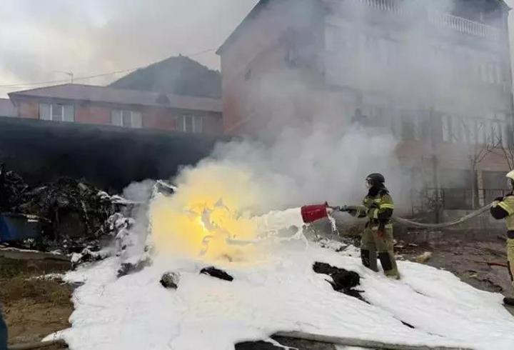 Rusya'da Dağıstan bölgesinde helikopter düştü: 4 ölü