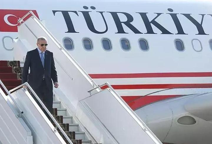 Cumhurbaşkanı Erdoğan, yurda döndü