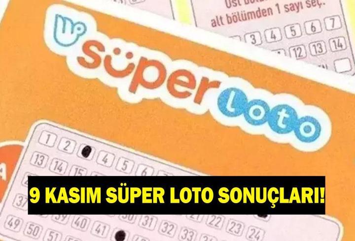 SÜPER LOTO ÇEKİLİŞ SONUÇLARI 9 KASIM! Milli Piyango Online Süper Loto sonuçları sorgulama linki