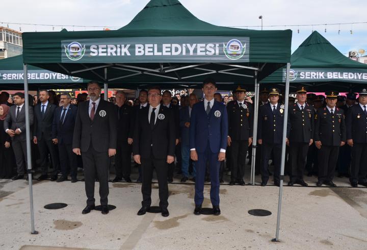 Serik'te 10 Kasım töreni 