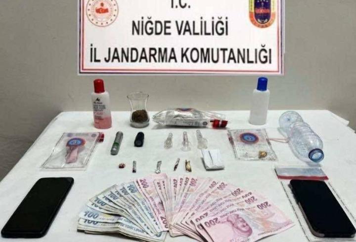 Niğde'de uyuşturucu operasyonu: 3 gözaltı