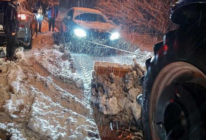 Malatya’da kar ve tipi ulaşımı olumsuz etkiledi