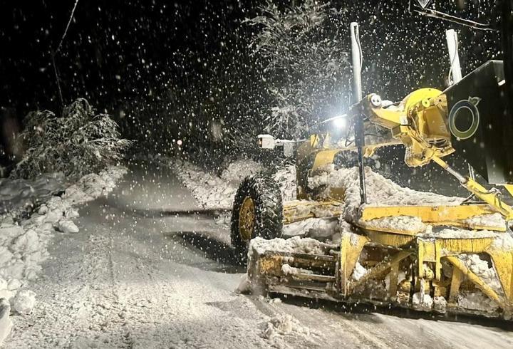 Ordu-Sivas yolu kar sonrası ulaşıma açıldı: Mesudiye’de ekipler seferber