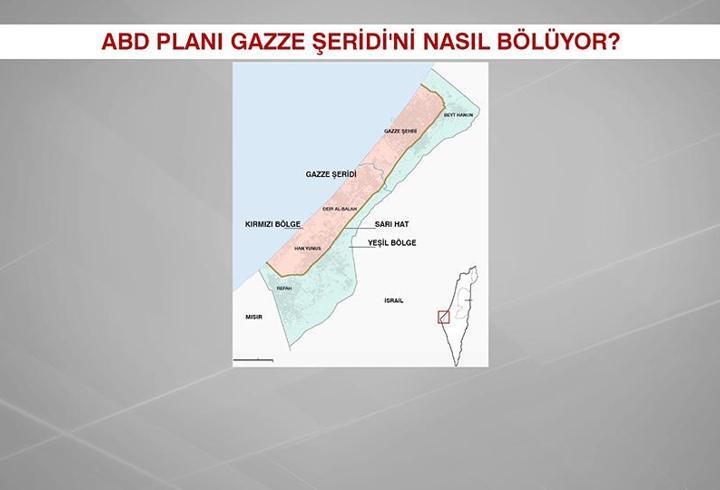 ABD Gazze'yi ikiye mi bölecek? The Guardian: plana göre yeşil ve kırmızı bölge var