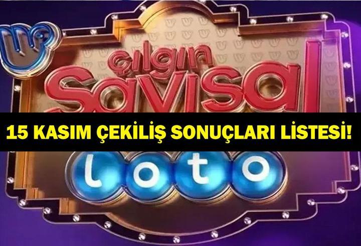 15 KASIM SAYISAL LOTO SONUÇLARI: Çılgın Sayısal Loto'da Kim, Ne Kadar Kazandı? İşte 15 Kasım Milli Piyango Sayısal Loto Sonuçları Sorgulama Ekranı!
