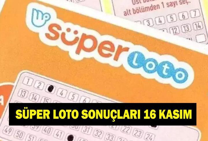 16 KASIM SÜPER LOTO SONUÇLARI! MPİ Süper Loto sonuç sorgulama ekranı