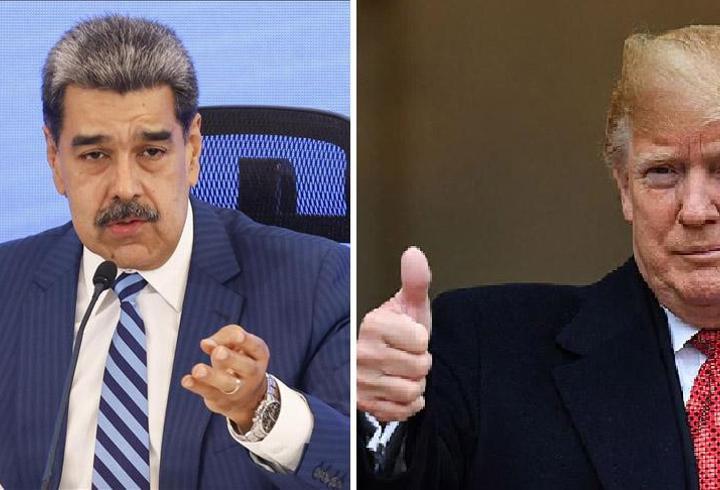 Trump'tan Maduro ile görüşme mesajı