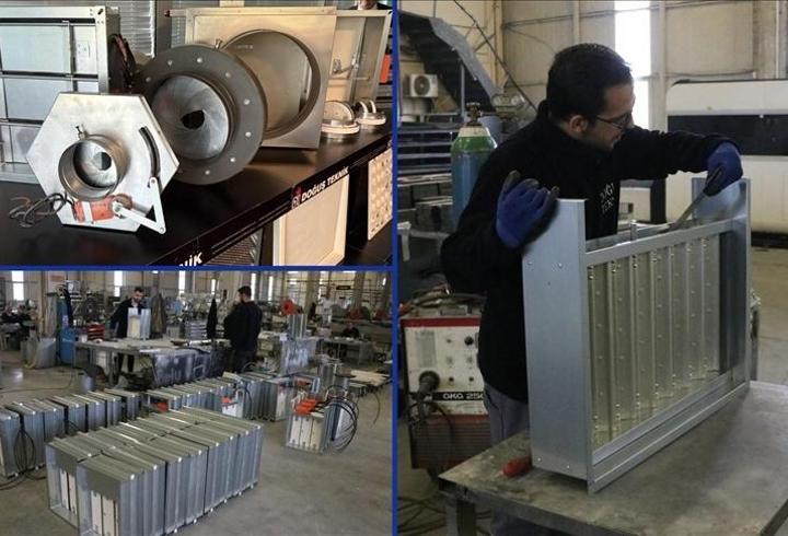 Tekirdağ'dan 20 ülkeye havalandırma ekipmanı ihracatı