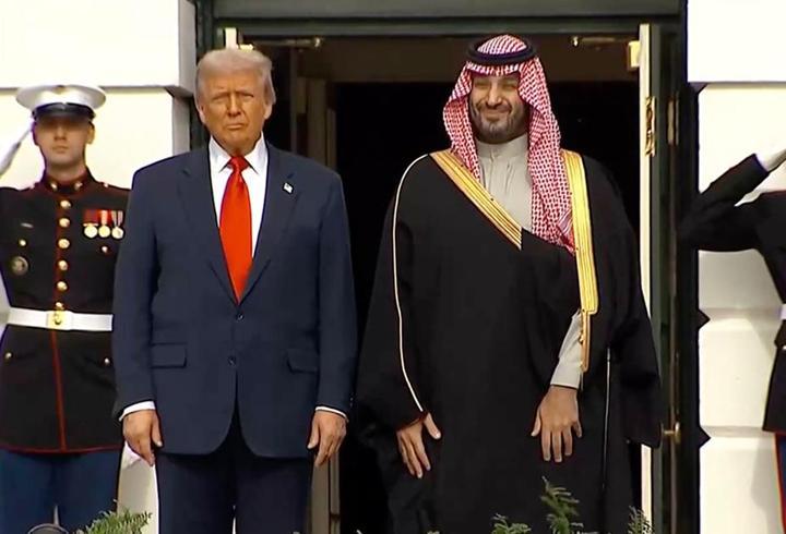 ABD Başkanı Trump ile Suudi Arabistan Veliaht Prensi Selman bir araya geldi
