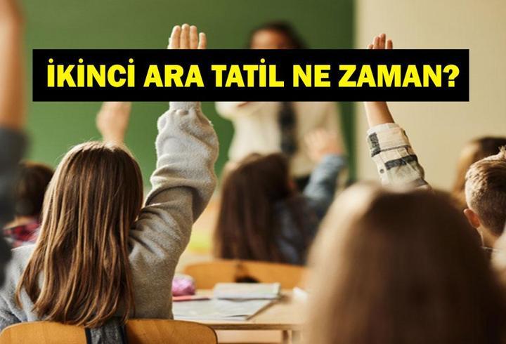 İKİNCİ ARA TATİL NE ZAMAN? 2026 ara tatil tarihleri neler, hangi günler? İşte 2026 MEB tatil takvimi...