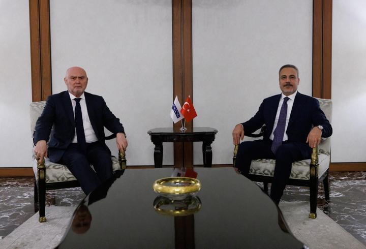 Bakan Fidan, AGİT Genel Sekreteri Sinirlioğlu ile görüştü