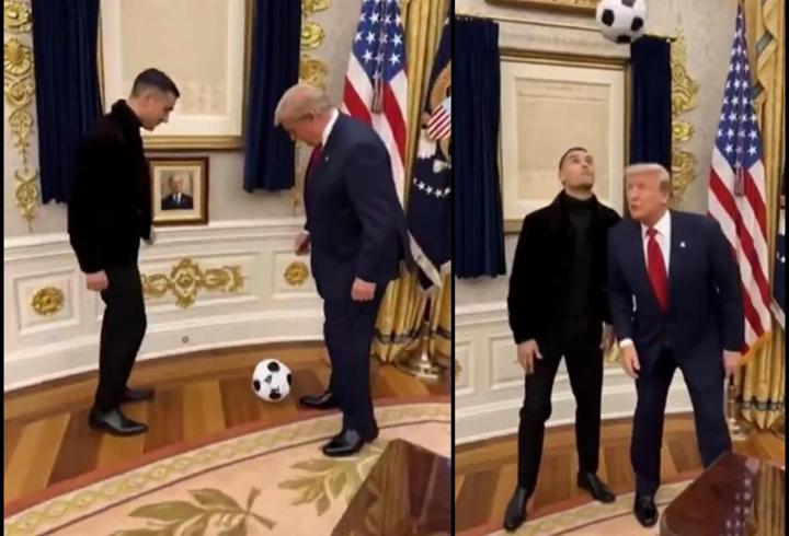 Trump'tan yeni paylaşım: Ronaldo ile 'Beyaz Saray maçı'...