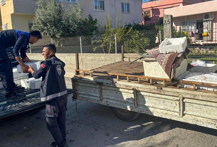Tarsus’ta 250 kilogram balık imha edildi